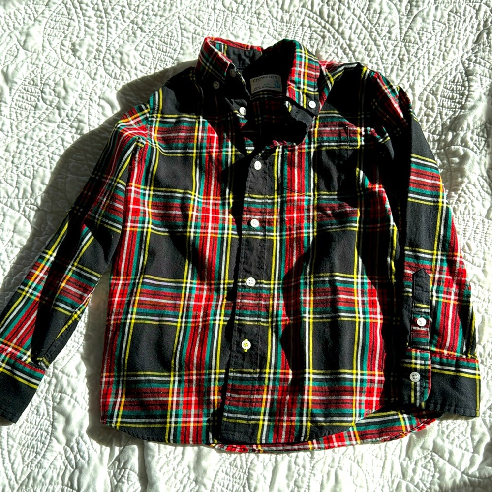 Crew Cuts Boys Holiday Button Down